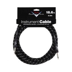 Инструментальный кабель FENDER CUSTOM SHOP 18.6' INSTRUMENT CABLE BLACK TWEED