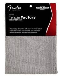 FENDER® FACTORY MICROFIBER CLOTH GRAY 