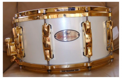 Pearl RF1465S/ G330  малый барабан 14"х6,5", 14 слоёв клён + берёза 6 слоёв, цвет Ivory Pearl