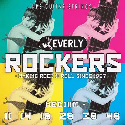 Everly 9011  струны для электрогитары Rockers 11-48