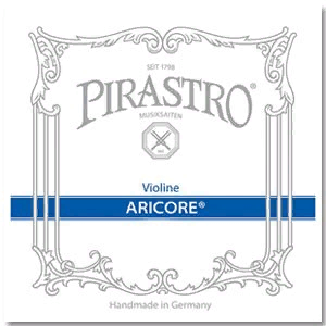 Pirastro 416021  Aricore Струны для Скрипки (medium), Синтетика, Ми углер сталь с оло, все с шариком