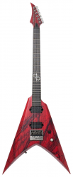 Solar Guitars V1.6 CANIBALISMO  электрогитара, HH, Evertune, цвет красный, чехол в комплекте