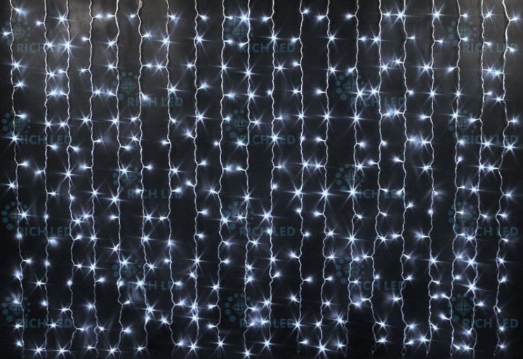 Занавес RICH LED RL-CS2*3 -RB/W