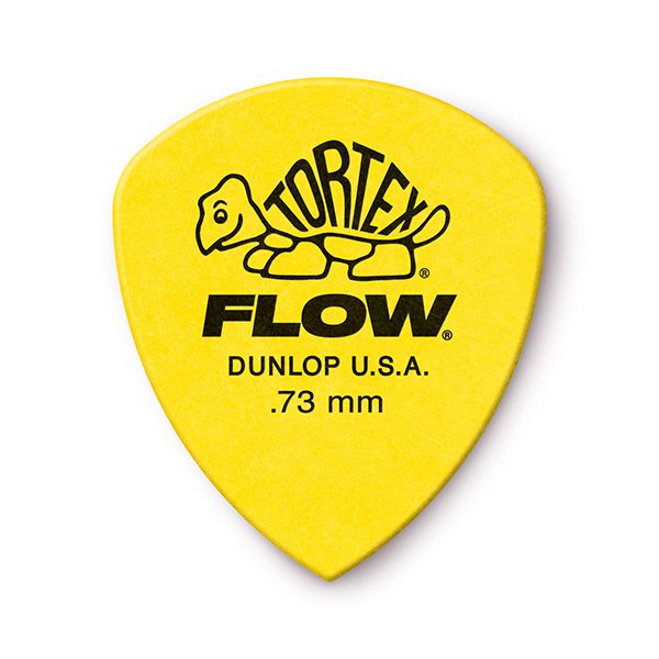 558P.73 Tortex Flow Медиаторы 12шт, толщина 0.73мм, Dunlop