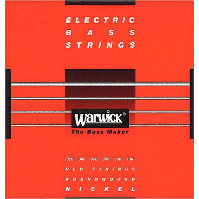Warwick 46400ML6  струны для 6-струнного баса Red Label 20-130, никель