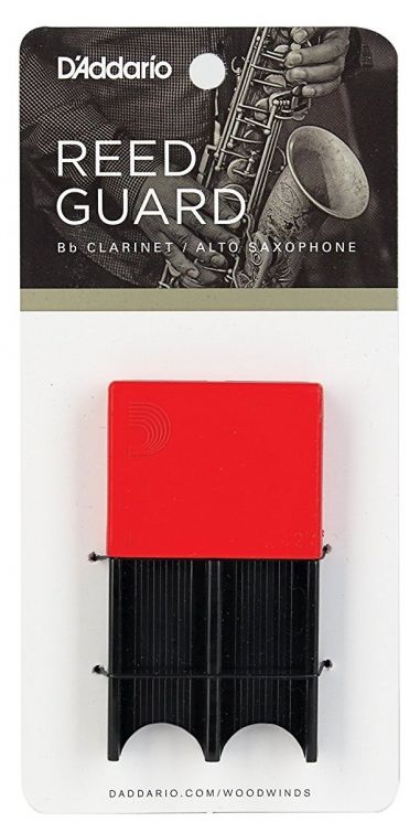 D`ADDARIO WOODWINDS DRGRD4ACRD REED GUARD - RED