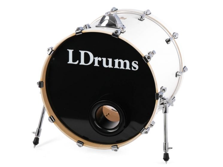 5001011-2016 Бас-барабан 20" x 16", белый, LDrums
