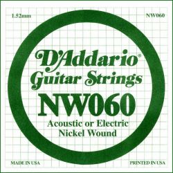 NW060 Nickel Wound 060 D'Addario