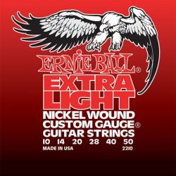 P02210 Nickel Wound Extra Light  10-50, Ernie Ball