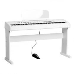438PIA0713 Stage Concert Цифровое пианино, белое, со стойкой, Orla
