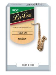 RKC10MD La Voz Трости для саксофона тенор, средние  (Medium), 10шт в упаковке Rico