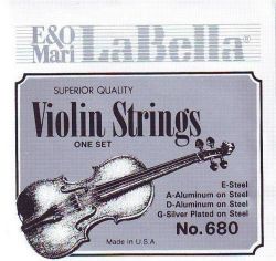 Струны для скрипки LA BELLA 680 4/4