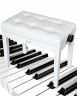 Банкетка для пианино или рояля DEKKO JR-40-1 WH