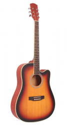 D-41С Акустическая гитара 41", с вырезом, Mirra