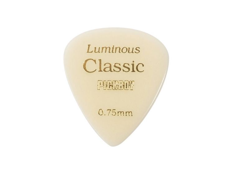 GP-18/075 Celluloid Vintage Classic Luminous Медиаторы 50шт, толщина 0.75мм, Pickboy