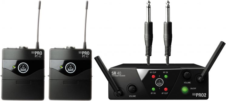Радиосистема (радиомикрофон) AKG WMS40 Mini2 Instrumental Set US25AC