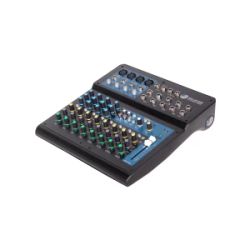 INVOTONE MiX .12USB - микшерный пульт, 4 микрофонных входа, 4 стереовхода TRS, 3-х полосный эквалайз