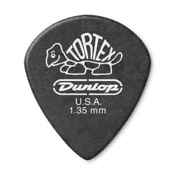Dunlop 482P135 Tortex Pitch Black Jazz III 12Pack  медиаторы, толщина 1.35 мм, 12 шт.