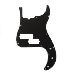 MX1395BK Защитная накладка 5-струнной бас-гитары Precision Bass, 3 слоя, черная, Musiclily