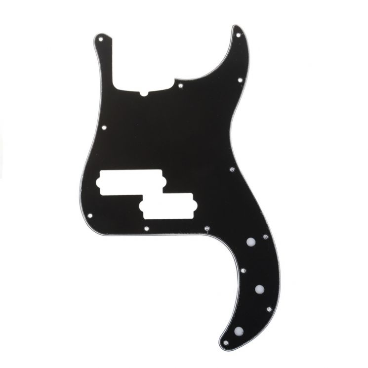 MX1395BK Защитная накладка 5-струнной бас-гитары Precision Bass, 3 слоя, черная, Musiclily