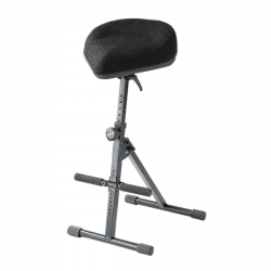 K&M 14046-000-55  стул пневматический, черный, мотоседло, ткань, 600-900 мм