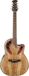 OVATION CE44P-SM Celebrity Elite Plus Mid Cutaway Natural Spalted Maple 