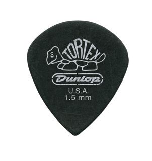 482P1.50 Tortex Pitch Black Jazz III Медиаторы 12шт, толщина 1,50мм, Dunlop