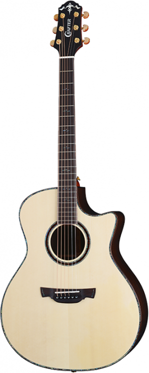 CRAFTER LX G-1000c - акустическая гитара, верхняя дека Solid ель, корпус...