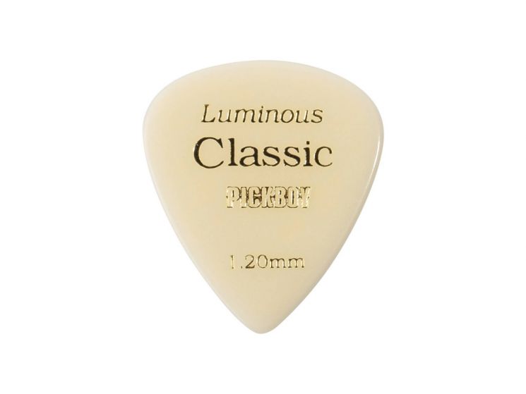 GP-18/120 Celluloid Vintage Classic Luminous Медиаторы 50шт, толщина 1.20мм, Pickboy