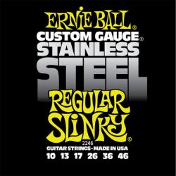 P02246 Regular Slinky Steel 10-46, Ernie Ball