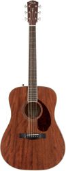 FENDER PM-1 Dreadnought All Mahogany with Case, Natural OV