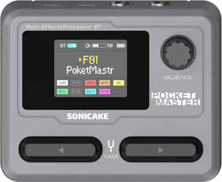 Sonicake Pocket Master Grey карманный процессор эффектов для электрогитары