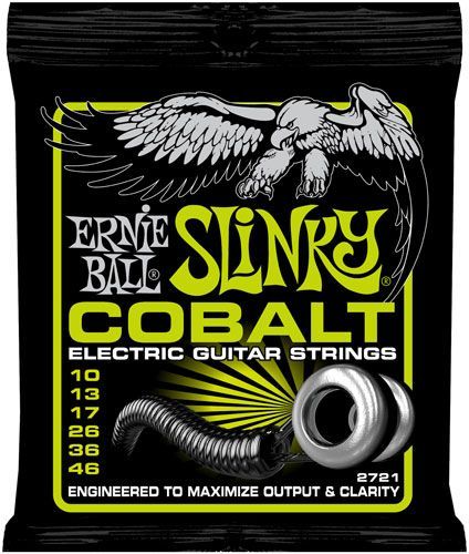P02721 Cobalt Regular Slinky 10-46, Ernie Ball