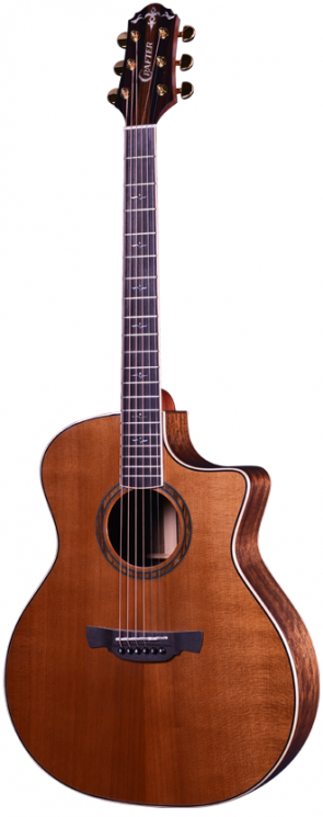 CRAFTER LX G-2000c - акустическая гитара, верхняя дека Solid ель, корпус...