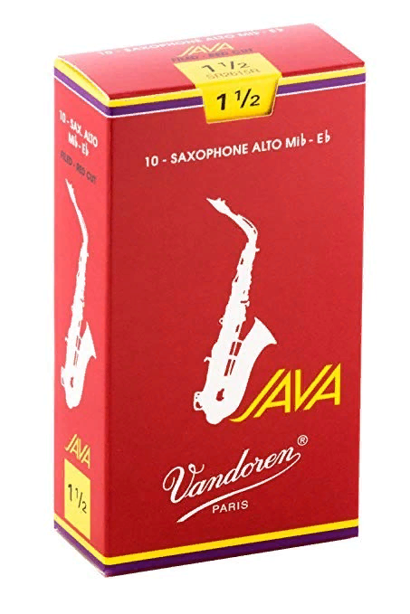 Vandoren Java Red Cut 1.5 10-pack (SR2615R)  трости для альт-саксофона №1.5, 10 шт.