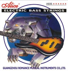 A606 Комплект струн для бас-гитары, никель, 45-105, Alice