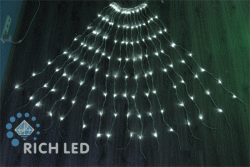 Занавес RICH LED RL-WF0.5*1.6-24V -T/W