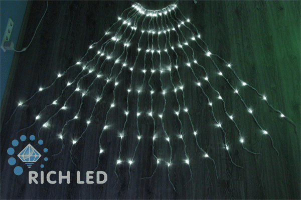 Занавес RICH LED RL-WF0.5*1.6-24V -T/W