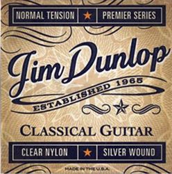 DPV102B Premiere Комплект струн для классической гитары, шарик, посребр.медь, 28-43, Dunlop