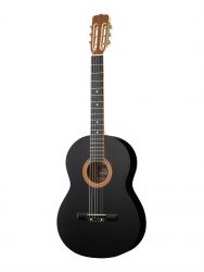 GF-BK20 Акустическая гитара, черная, Presto