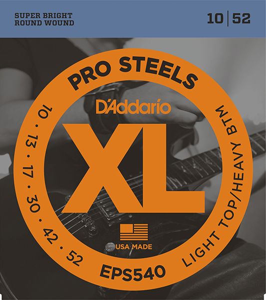 EPS540 XL PRO STEEL Light Top/Heavy Bottom 10-52 D`Addario