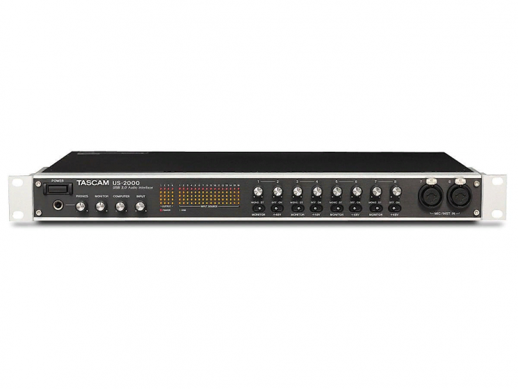 TASCAM US-2000 Аудио-миди интерфейс, 16 входов, 4 выхода, USB 2.0, рэк 1U