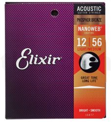 Струны для акустической гитары ELIXIR 16077