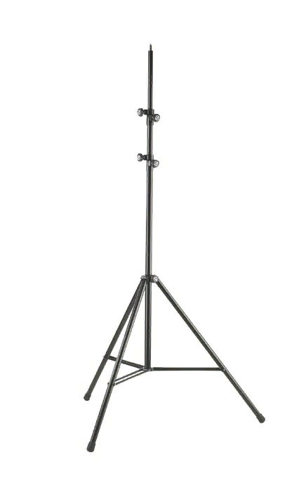 K&M 20811-409-55  микрофонная стойка оверхедная прямая, чёрная 1850-4400 мм