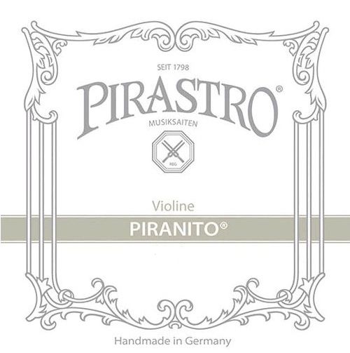615000 Piranito Комплект струн для скрипки размером 4/4, металл, Pirastro