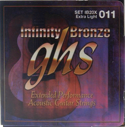 IB20X Infinity Bronze Комплект струн для акустической гитары GHS