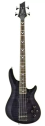 Бас-гитара SCHECTER STILETTO EXTREME-4 STBLK - бас-гитара 4-струнная. 24 лада, корпус: красное дерево с топом из волнистого клёна, гриф: клён на болтах, накладка палисандр, звукосниматели HH Schecter Diamond Bass