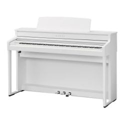 KAWAI CA501 W - цифровое пианино, 88 клавиш, банкетка, механика Grand Feel Compact, цвет белый