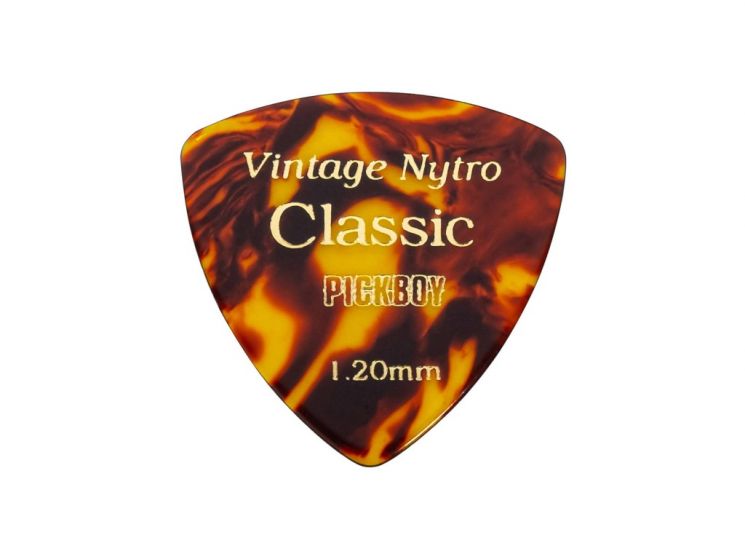 GP-02/120 Celluloid Vintage Classic Nytro Медиаторы 50шт, толщина 1.20мм, Pickboy