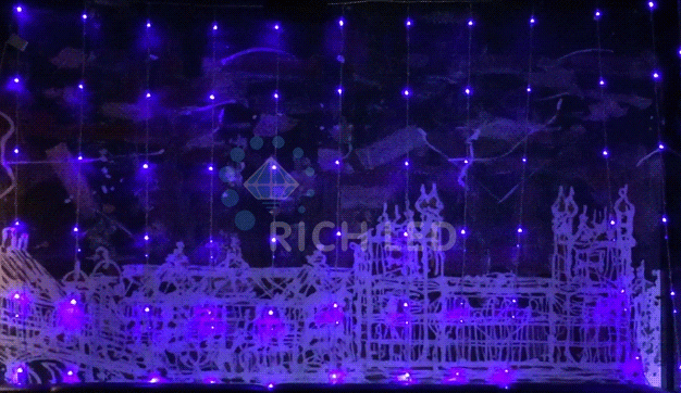 Занавес RICH LED RL-WF3*2C4/1 -T/WW